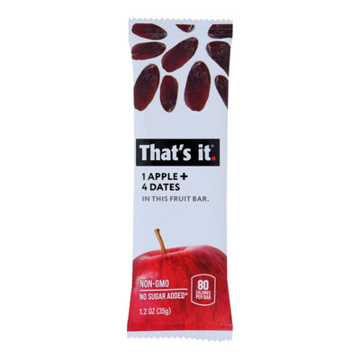 That's It - Fruit Bar Apple & Date - Case Of 12 - 1.2 Oz - Orca Market