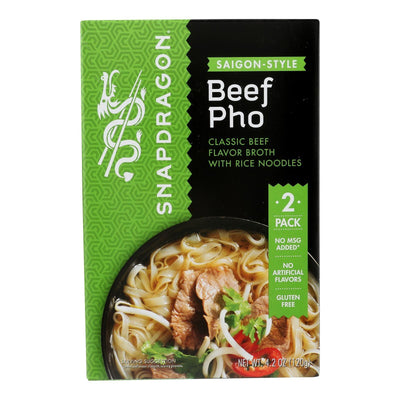 Snapdragon Foods Saigon Style Vietnamese Pho Noodles - Case Of 6 - 3.25 Oz - Orca Market