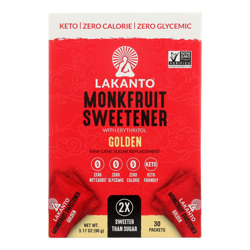 Lakanto - Monkfruit Sweetener Sticks - 30 Count - Case Of 8 - 3.17 Oz. - Orca Market