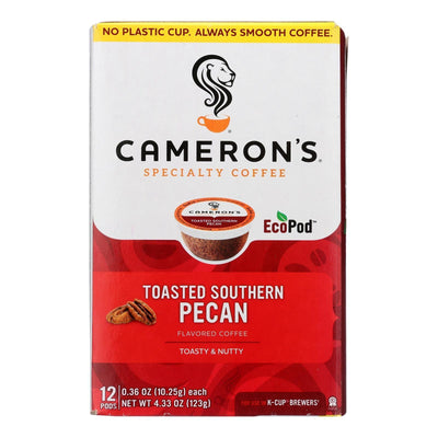 Cameron's Coffee - Coffee Toasted Southern Pecan - Case Of 6 - 12 Ct - Orca Market