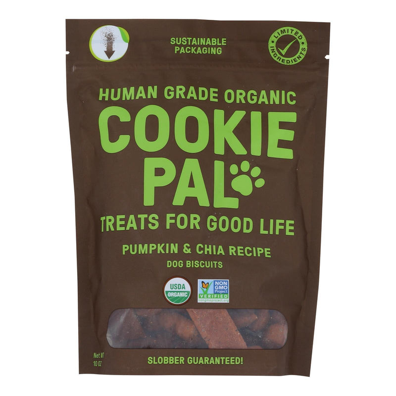 Cookie Pal - Dog Treat Pumpkin Chia - Case Of 4-10 Oz - Orca Market