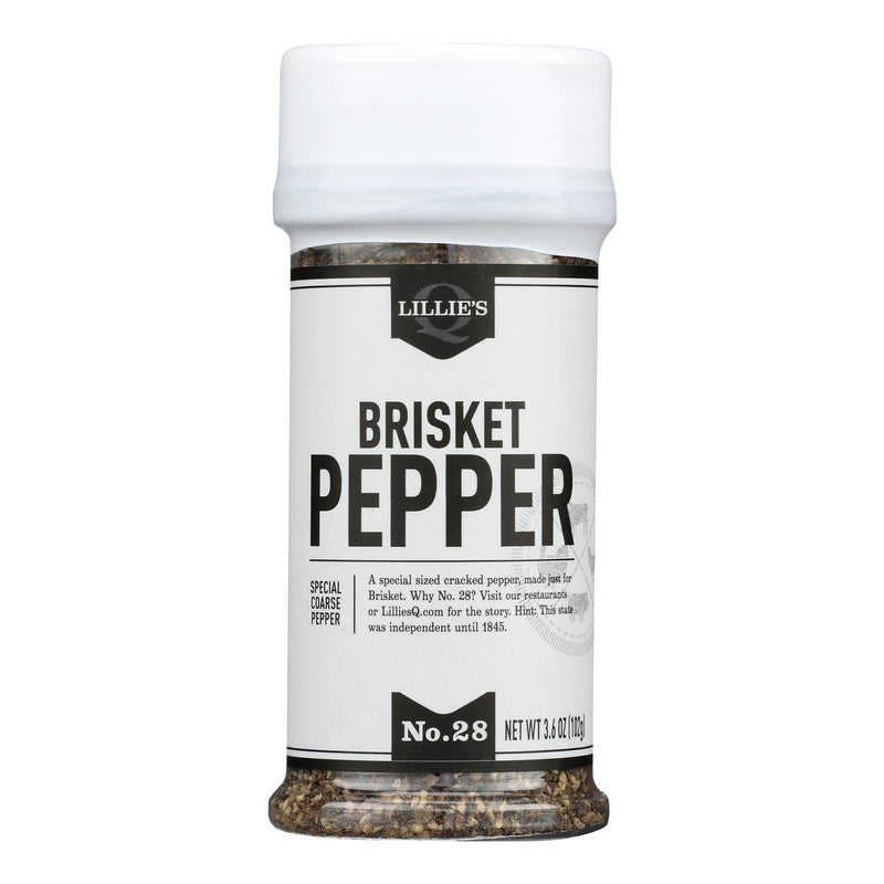 Lillies Q - Rub Brisket Pepper - Case Of 6-3.6 Oz - Orca Market