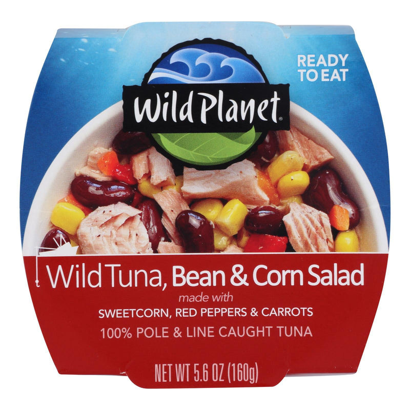 Wild Planet - Salad Wld Tuna Bean/corn - Case Of 12-5.6 Oz - Orca Market