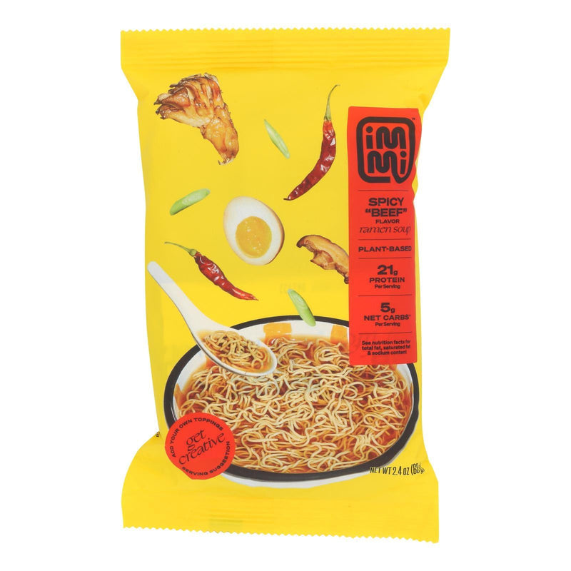 Immi - Ramen Spicy Beef - Case Of 6-2.4 Oz - Orca Market