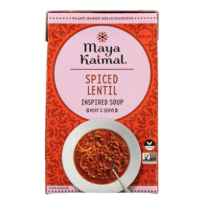 Maya Kaimal - Soup Spiced Lentil - Case Of 12-17.6 Fz - Orca Market