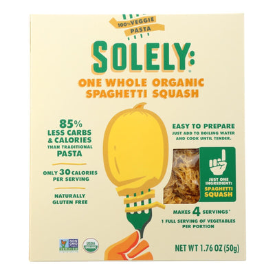 Solely - Pasta Spag Squash - Case Of 6-1.76 Oz - Orca Market