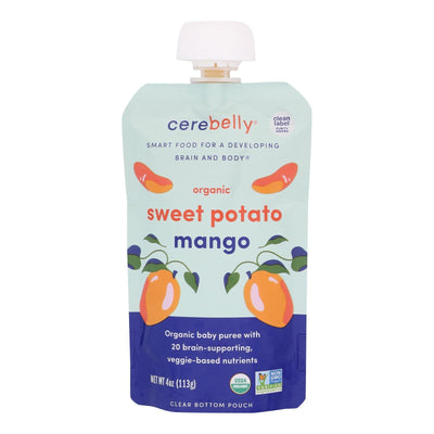 Cerebelly - Puree Sweet Potato Mango - Case Of 6-4 Oz - Orca Market