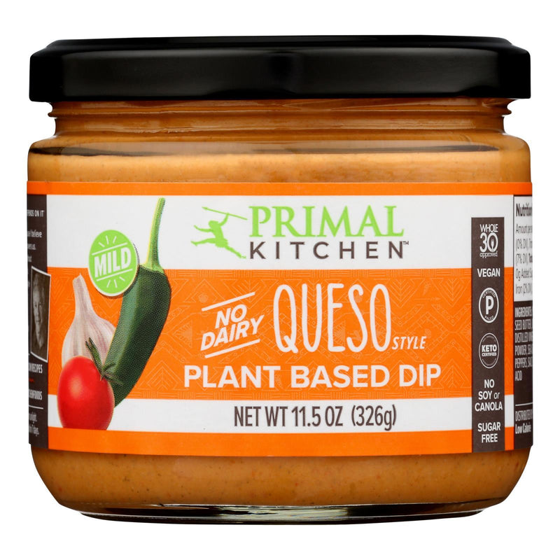 Primal Kitchen - Dip Vegan Queso.mild - Case Of 6-11.5 Oz - Orca Market