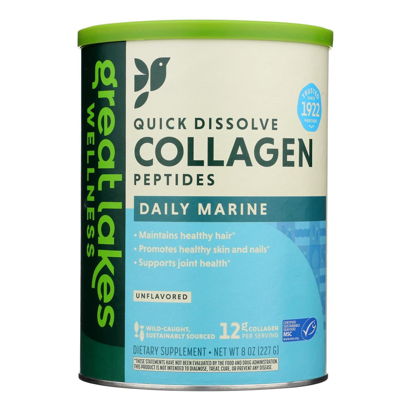 Great Lakes Wellness - Colagn Peptds Marin Unflv - 1 Each-8 Oz - Orca Market