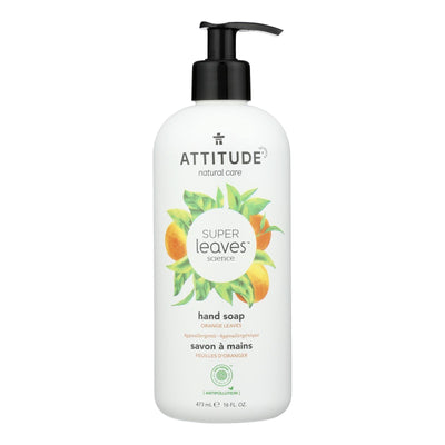 Attitude - Hand Soap Orange Leaves - 1 Each-16 Oz - Orca Market