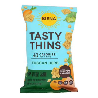 Biena Llc - Tasty Thins Tuscan Herb - Case Of 12-4 Oz - Orca Market