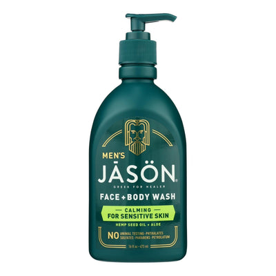 Jason Natural Products - Face/Body Wash Mens Calm - 1 Each-16 Fz - Orca Market