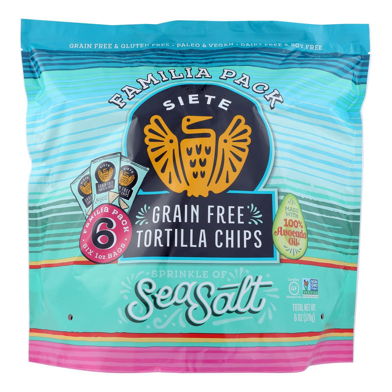 Siete - Tort Chips Sea Salt Gr Fr - Case Of 6-6 Ct - Orca Market