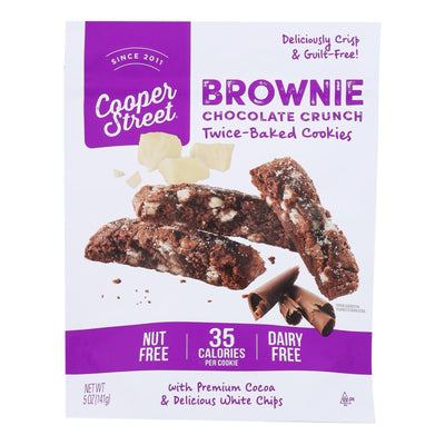 Cooper Street - Cookies Brwnie Chocolate Crunch - Case Of 6-5 Oz - Orca Market