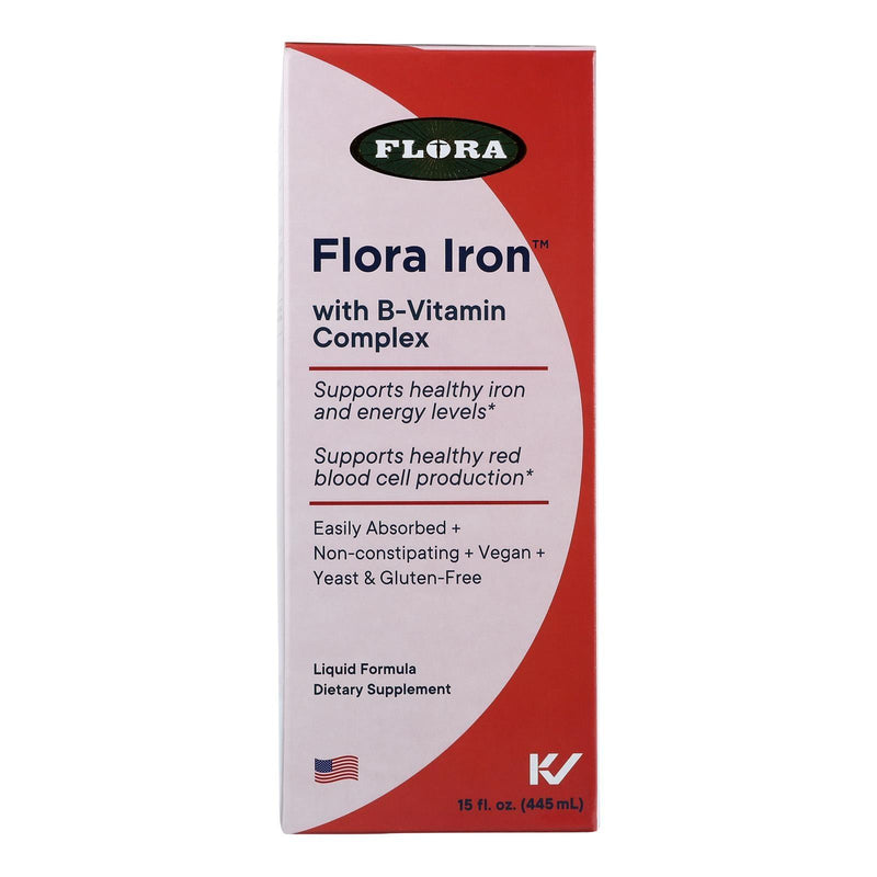 Flora - Flora Iron B Vitamin Cmplx Lq - 1 Each-15 Fz - Orca Market