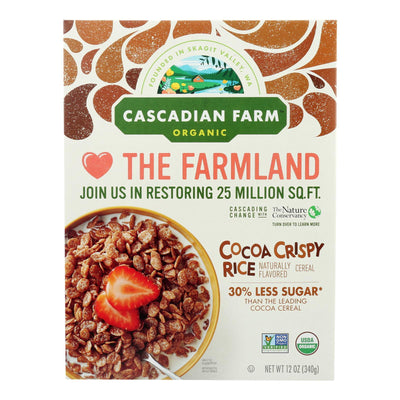 Cascadian Farm - Creal Cocoa Crispy Rice - Case Of 10-12 Oz - Orca Market