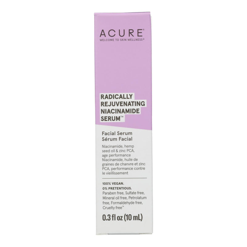 Acure - Serum Rejuvenating Niacinamd - 1 Each-.3 Fz - Orca Market