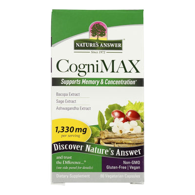 Nature's Answer - Cognimax 1330mg - 1 Each-60 Vcap - Orca Market