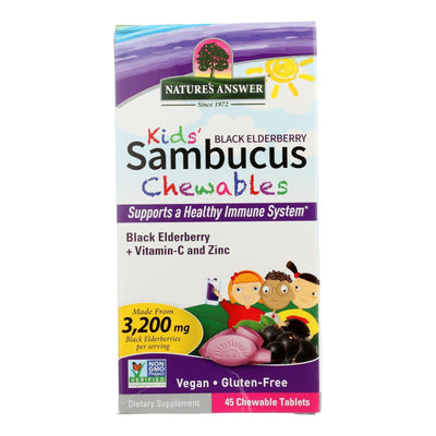 Nature's Answer - Sambucus Chews Kids - 1 Each-45 Ct - Orca Market