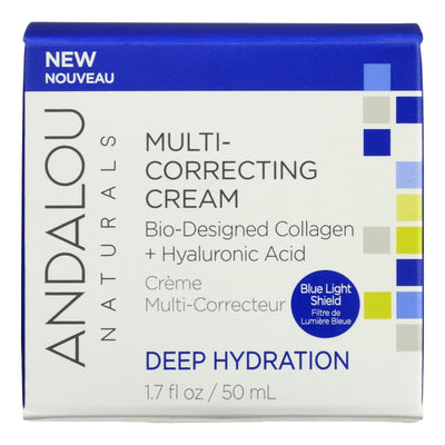 Andalou Naturals - Cream Dp Hyd Mlt Crrcting - 1 Each-1.7 Fz - Orca Market