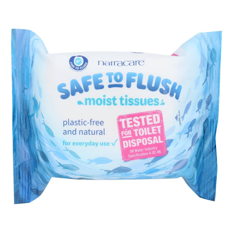 Natracare - Moist Tissue Safe 2 Flush - 1 Each-30 Ct - Orca Market