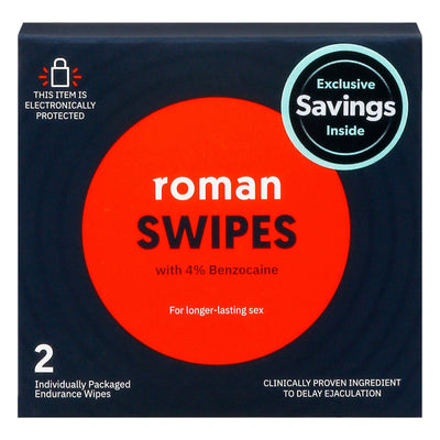 Roman - Swipes 2 Pack - 1 Each-2 Ct - Orca Market