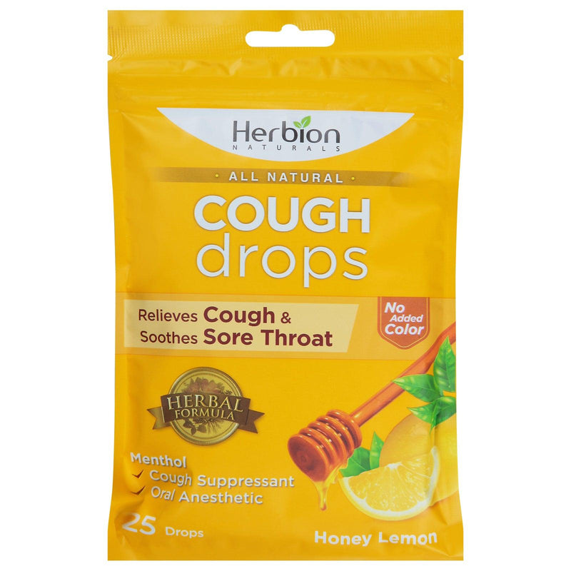 Herbion Naturals - Cough Drops Honey - 1 Each - 25 Ct - Orca Market