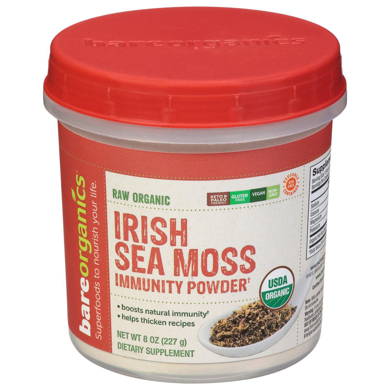 Bare Organics - Irish Sea Moss Powder - 1 Each-8 Oz - Orca Market