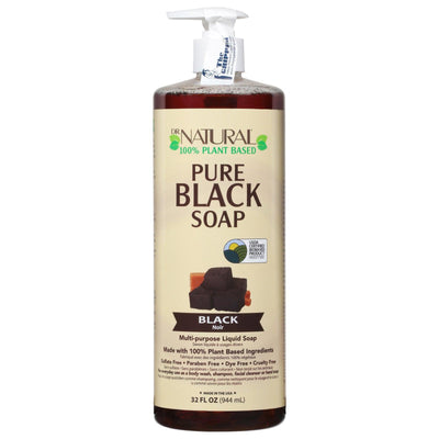 Dr. Natural - Liquid Soap Black - 1 Each 1-32 Fz - Orca Market