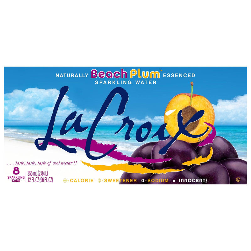 Lacroix - Sparkling Water Beach Plum - Case Of 3-8/12 Fz - Orca Market