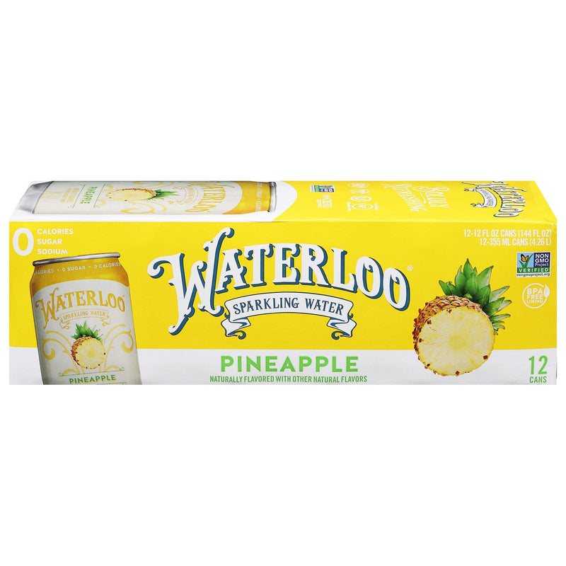 Waterloo - Sparkling Water Pineapple - Case Of 2-12/12 Fz - Orca Market