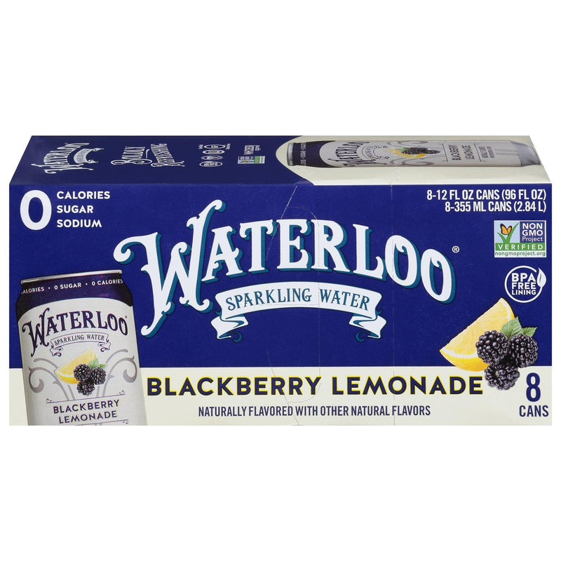 Waterloo - Sparkling Water Blckbry Lmnade - Case Of 3-8/12 Fz - Orca Market