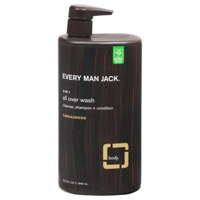 Every Man Jack - All Over Wash 3in1 Sndlwd - 1 Each-32 Fz - Orca Market