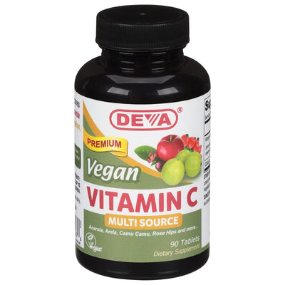 Deva Vegan Vitamins - Vitamin C Vegan Mlti Srce - 1 Each 1-90 Tab - Orca Market