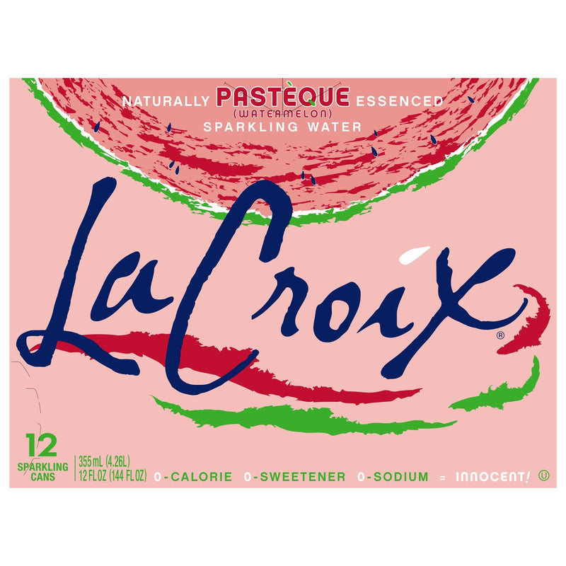 Lacroix - Sparkling Water Watermelon - Case Of 2-12/12 Fz - Orca Market