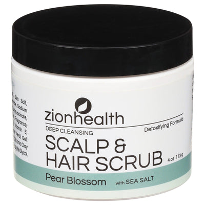 Zion Health - Deep Hair Scrub Pear Blossom - 1 Each - 4 Oz - Orca Market