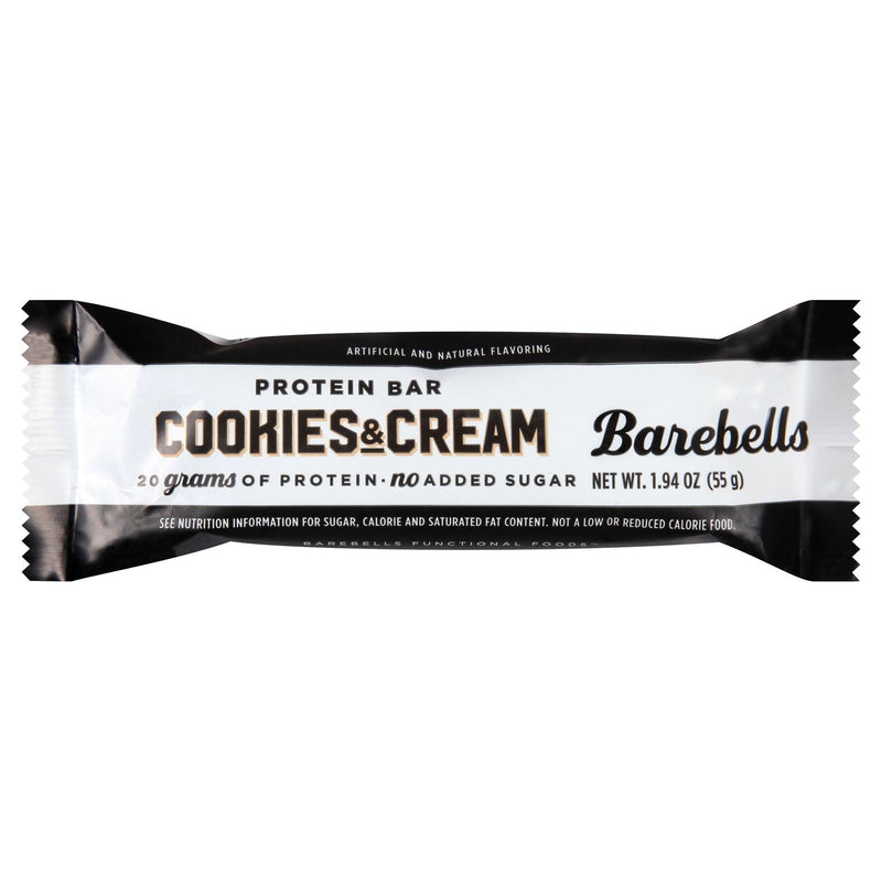 Barebells - Protein Bar Cookie & Cream - Case Of 12-1.94 Oz - Orca Market