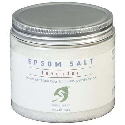 White Egret - Epsom Salt Lavender - 1 Each - 16 Oz - Orca Market