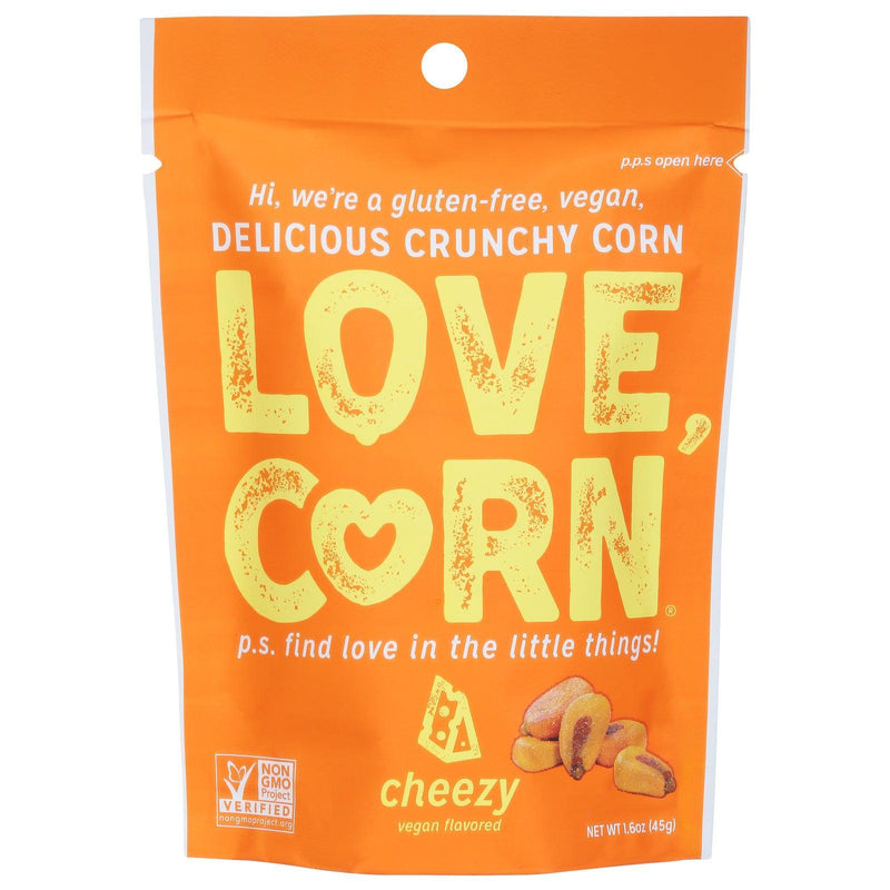 Love Corn - Roasted Corn Cheezy - Case Of 10-1.6 Oz - Orca Market