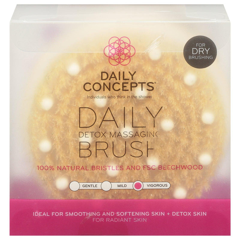 Daily Concepts - Brush Detox Massaging - 1 Each -1 Count - Orca Market