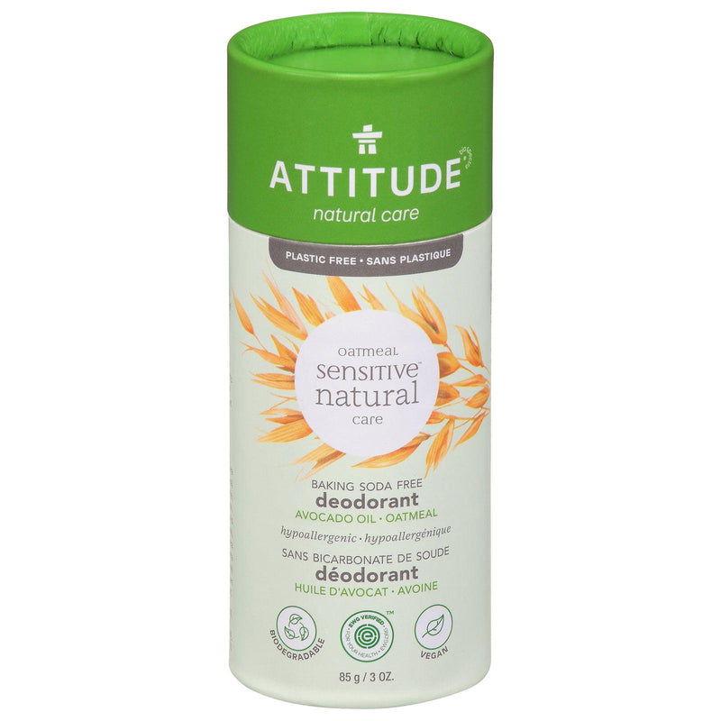 Attitude - Deodorant Sensitive Avocado Oil - 1 Each-3 Oz - Orca Market