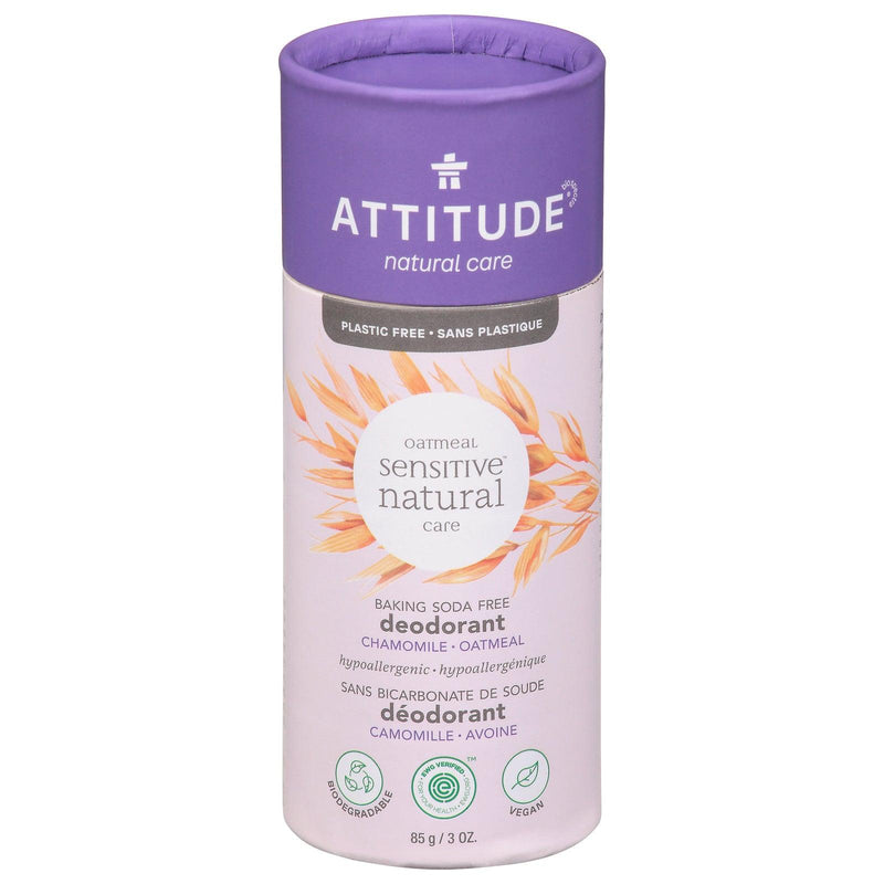 Attitude - Deodorant Sensitive Chamomile - 1 Each-3 Oz - Orca Market