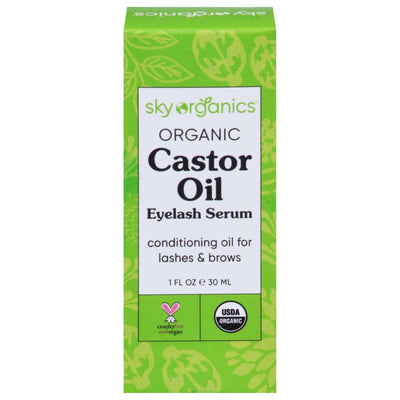 Sky Organics - Castor Oil Eyelash Serum - 1 Each 1-1 Fz - Orca Market