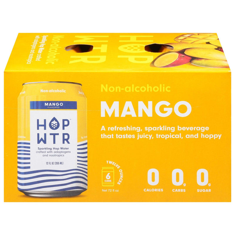 Hop Water - Hop Water Spk Mango 6pk - Case Of 4-6/12 Fz - Orca Market