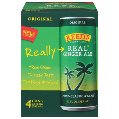 Reed's - Ginger Ale Real Sleek - Case Of 6-4/12 Fz - Orca Market