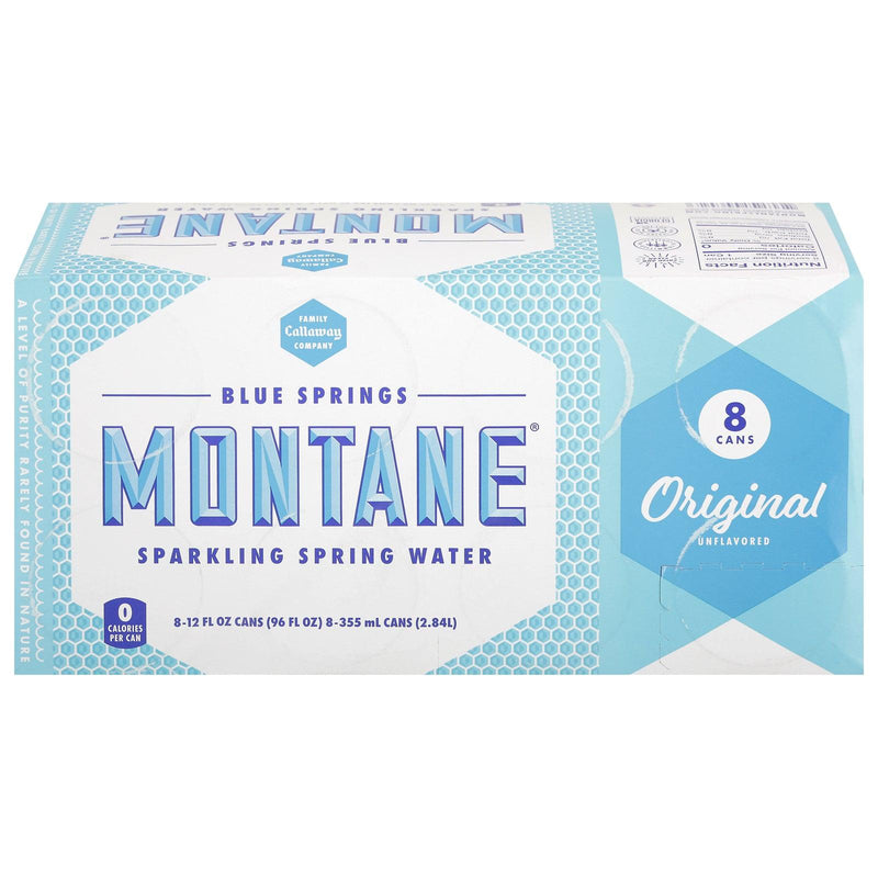 Montane - Water Sparkling Unflvr - Case Of 3 - 8/12 Fz - Orca Market