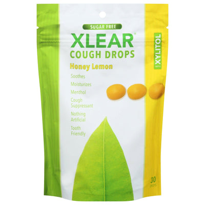 Xlear - Cough Drops Honey Lemon - 1 Each-30 Ct - Orca Market