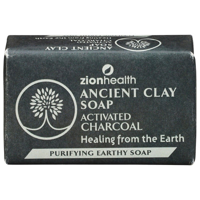 Zion Health - Anct Clay Soap Charcoal - 1 Each - 6 Oz - Orca Market