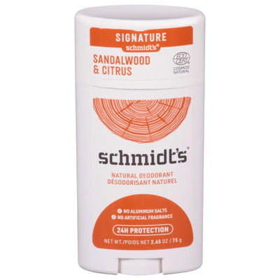 Schmidts - Deodorant Citrus Sandalwd Stk - 1 Each-2.65 Oz - Orca Market