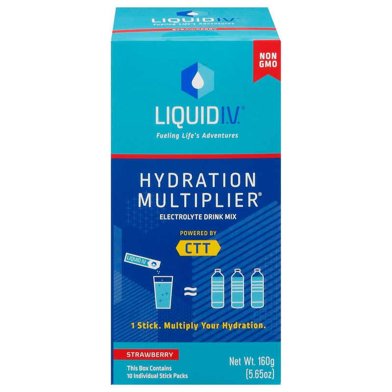 Liquid I.v. - Drink Mix Strawberry 10ct - 1 Each-5.65 Oz - Orca Market